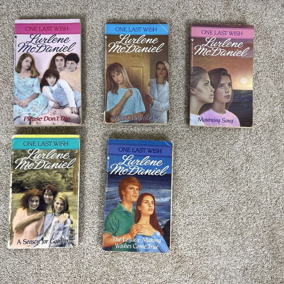 Complete Set Of 11 Lurlene McDaniel One Last Wish Series YA Teen Romance Bantam - Picture 8 of 15